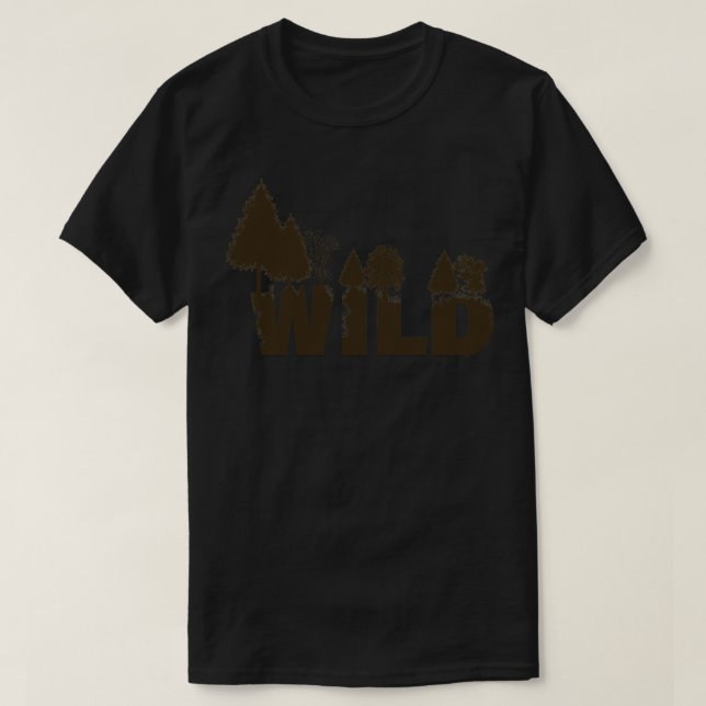 Camiseta Árboles silvestres (Diseño del anverso)