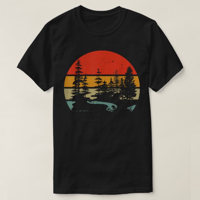 Camiseta Árboles silvestres al aire libre Naturaleza Sender (Diseño del anverso)