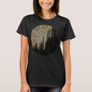 Camiseta Árboles silvestres Naturaleza al aire libre Vintag