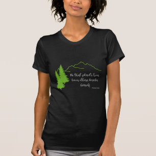 Camiseta Árboles vegetales citan a Thomas Fuller Guay camis