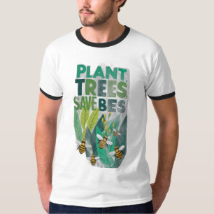 Camiseta Árboles vegetales, salven abejas