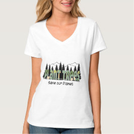Camiseta Árboles vegetales - Salven nuestro planeta, Guay -