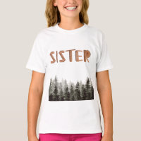 Árboles verdes rústicos hermanos