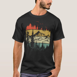 Camiseta Árboles Vida Silvestre Naturaleza Vintage