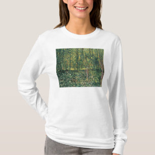 Camiseta Árboles y maleza, 1887 de Vincent van Gogh el  