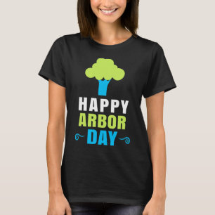 Camiseta Arbor Day Tree Hugger Tree Care Para Un Árbor Feli