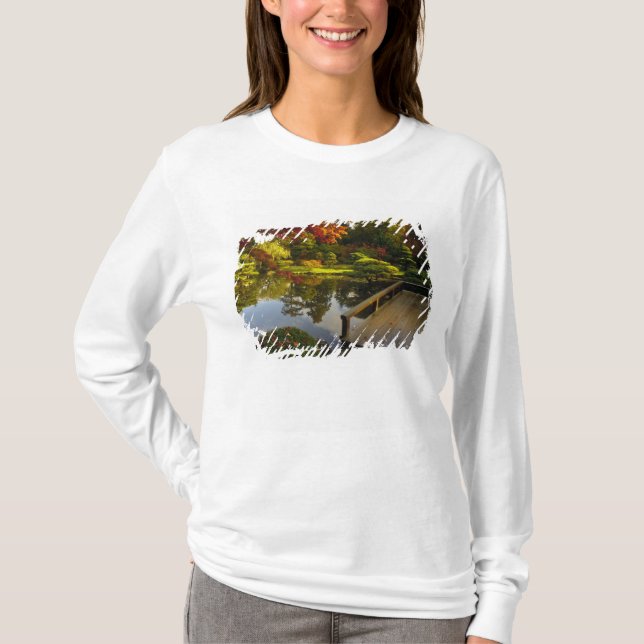 Camiseta Arboreto, Jardín Japonés, Seattle, Washington, (Anverso)