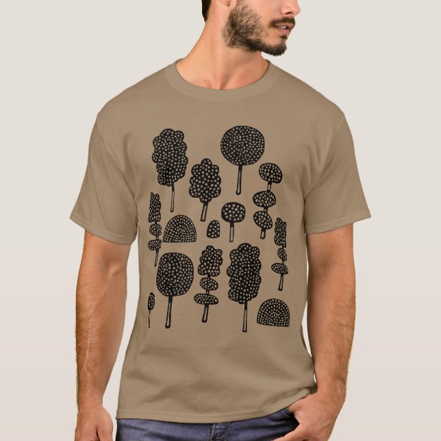 Camiseta Arboretum 230715 - Negro (Anverso)