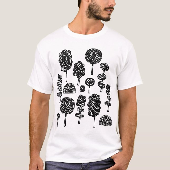 Camiseta Arboretum 230715 - Negro (Anverso)
