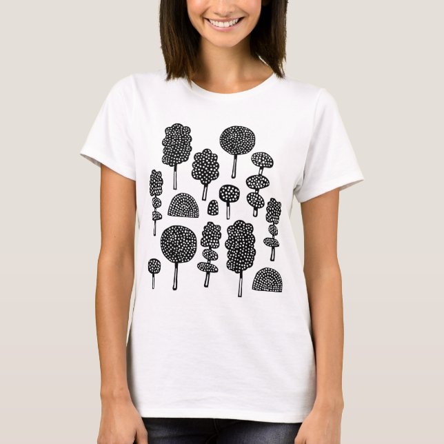 Camiseta Arboretum 230715 - Negro (Anverso)
