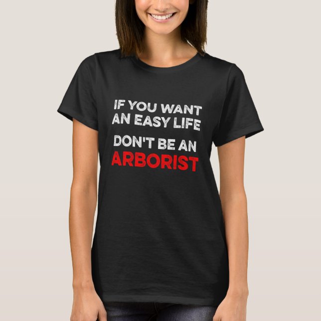 Camiseta Arborisco cirujano fácil arboricultor (Anverso)