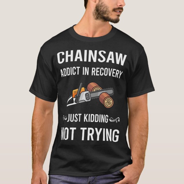 Camiseta Arborisco de Chainsaw Lumberjack Carpintero de mad (Anverso)