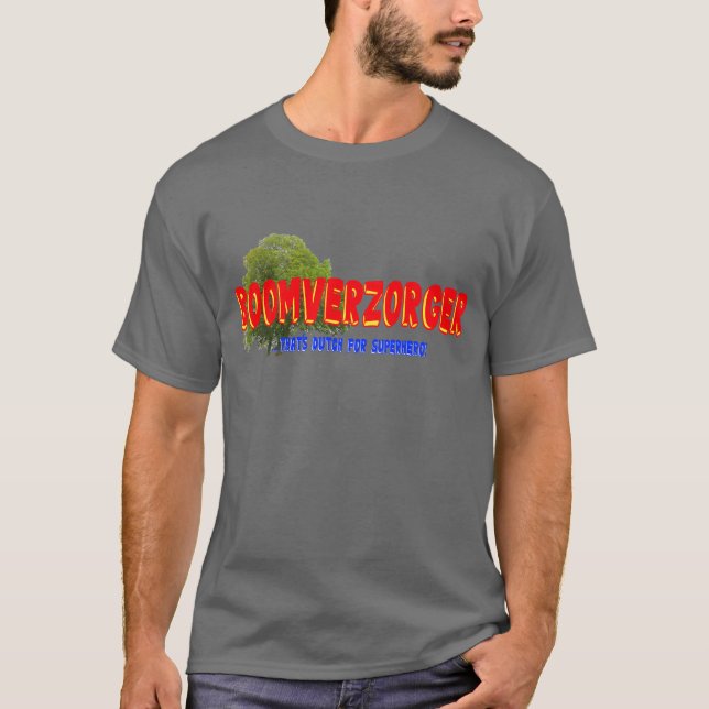 Camiseta Arborista: Boca de Boomverzorger para super héroe  (Anverso)