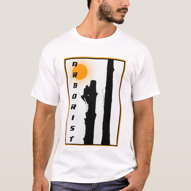 Camiseta arborista : Camiseta de sol naciente (Anverso)