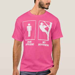 Camiseta Arborista Escalador de Árboles Mi Novio Hombre de 