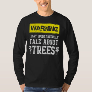 Camiseta Arborista masculino habla de leñador de árboles 1