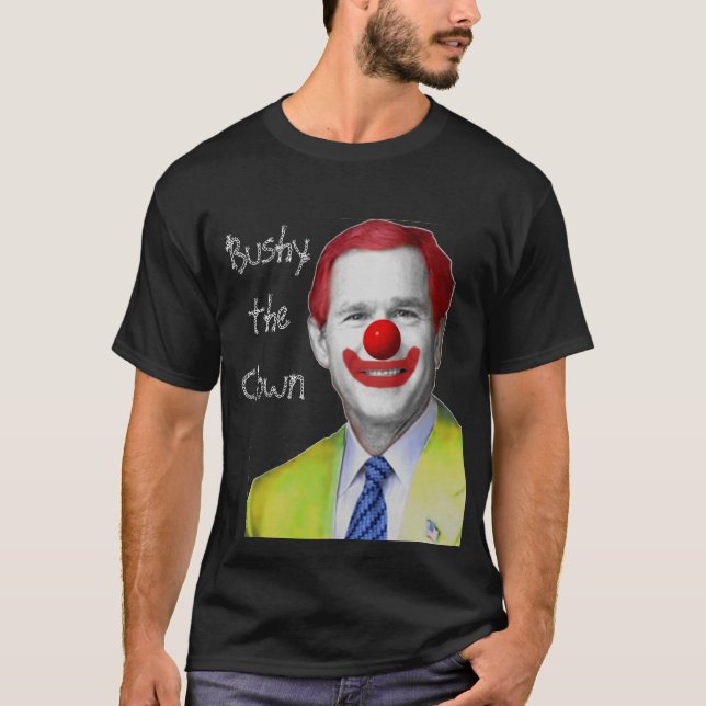 Camiseta arbusto 2, BushytheClown de g del payaso (Anverso)