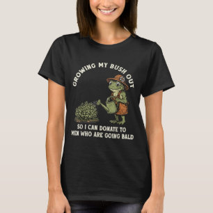 Camiseta Arbusto Creciente Inapropiado Humor Divertido Muje