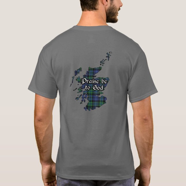 Camiseta Arbuthnott Clan Badge y Tartan Adults (Reverso)