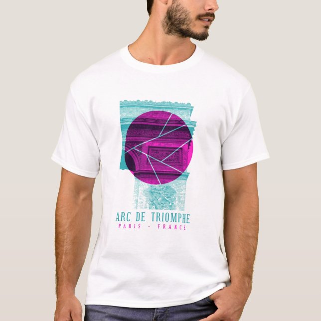 Camiseta Arc De Triomphe Paris Francia (Anverso)