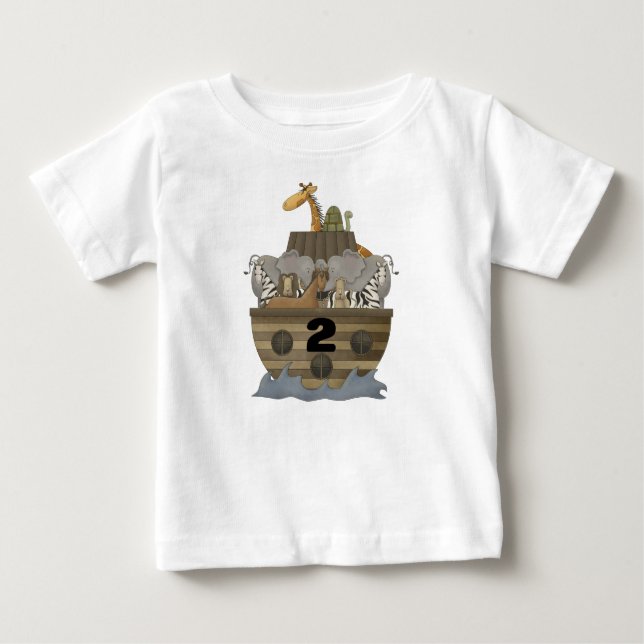 Camiseta Arca de Noé de dos años (Anverso)