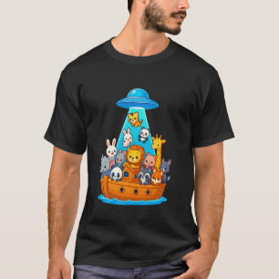 Camiseta Arca de Noé Divertido Secuestro de Animales Haz de