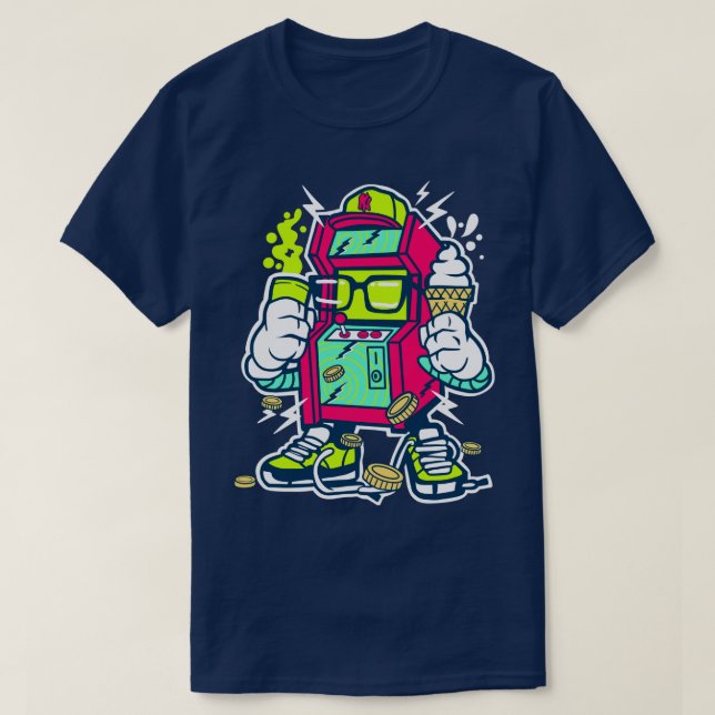 Camiseta Arcade Boy (Diseño del anverso)