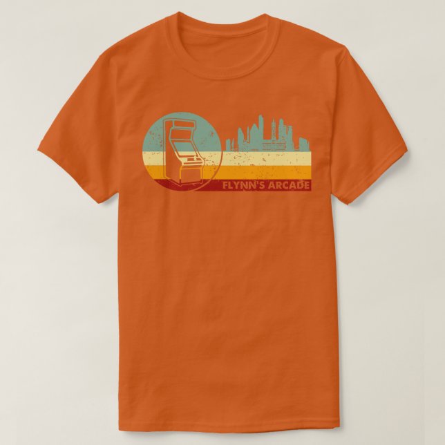 Camiseta Arcade de Flynns Retro Vintage (Diseño del anverso)