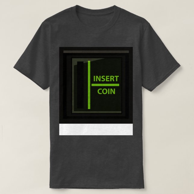 Camiseta Arcade Retro Verde (Diseño del anverso)