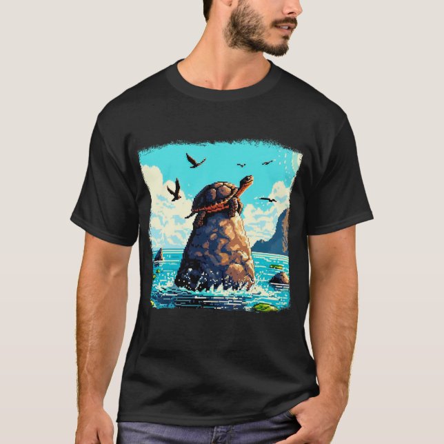 Camiseta Arcade turtle (Anverso)