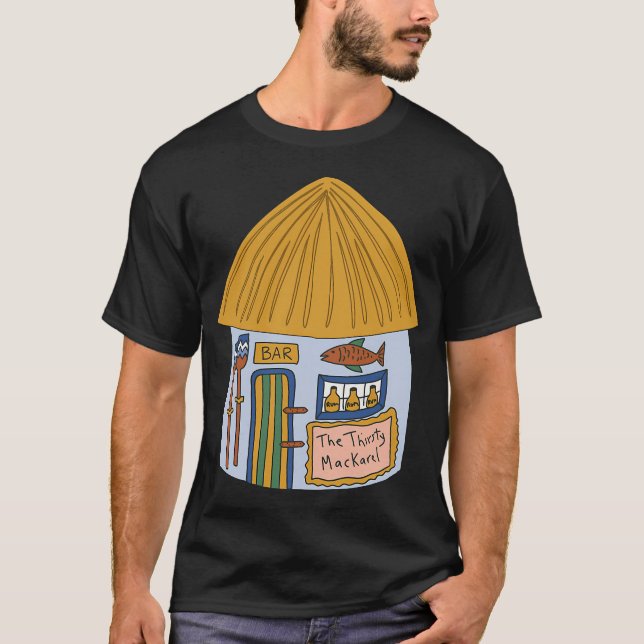 Camiseta Arcade verde pez de plástico (Anverso)