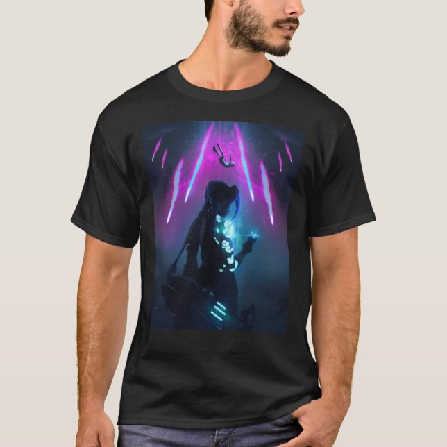 Camiseta Arcane jinx LoL Classic T-Shirt (Anverso)