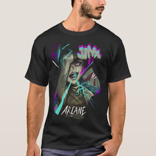 Camiseta Arcane Jinx Prize Classic T-Shirt (Anverso)