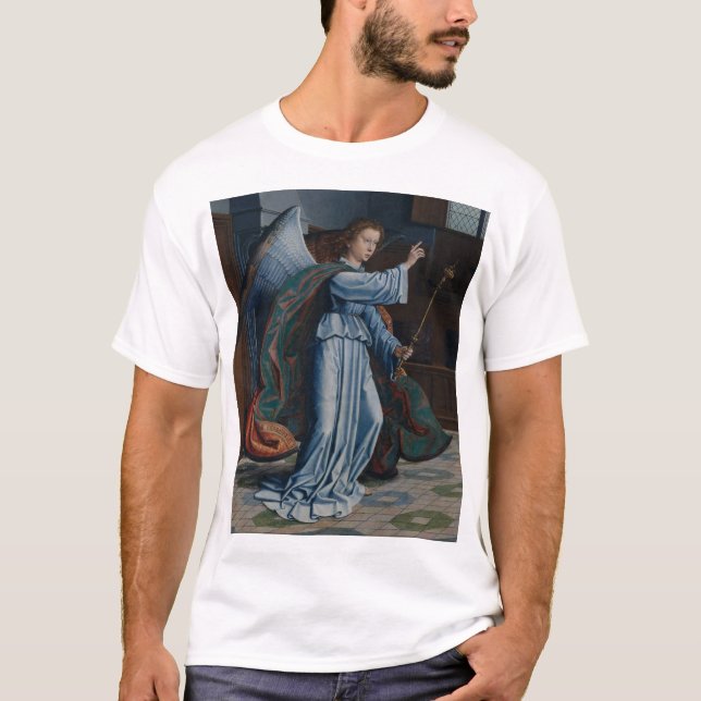 Camiseta Arcángel Gabriel por Gerard David (Anverso)