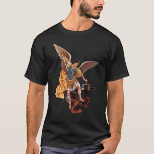 Camiseta Arcángel San Miguel Católico Ángel defiéndenos