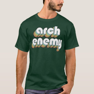 Camiseta Arch Enemy Retro Rainbow Typography Style