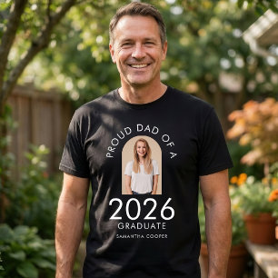 Camiseta Arch Photo Orgulloso Papá de Graduado 202