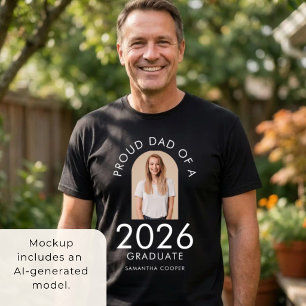 Camiseta Arch Photo Orgulloso Papá de Graduado 202