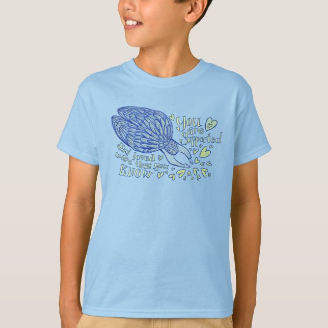 Camiseta Archangel Michael Love & Support Personalizado T-S (Anverso)