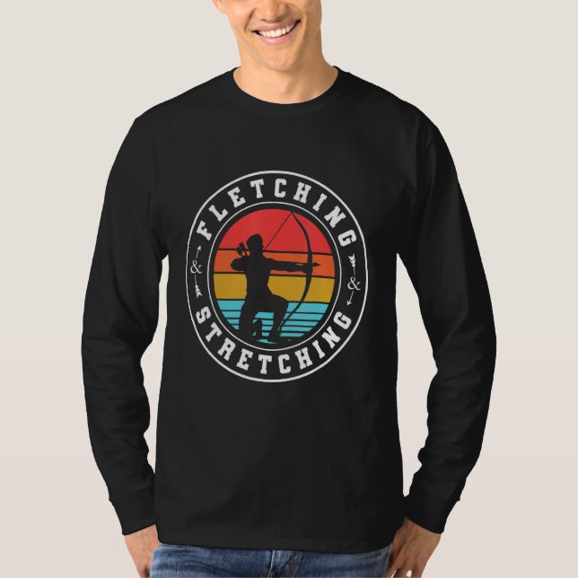 Camiseta Arche De Caza De Bote De Bowman, Que Se Extiende Y (Anverso)