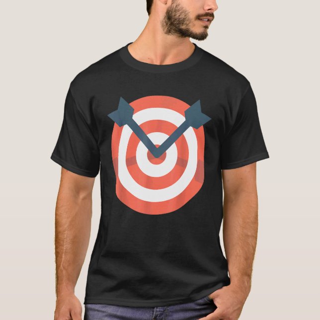 Camiseta Archer Bow Disparando Divertida Idea Objetivo de A (Anverso)