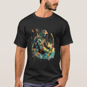 Camiseta Archer Bowman Retrato Combatiente Misterio Arte So