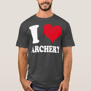 Camiseta Archer I Love Archery Bow and Arrow1