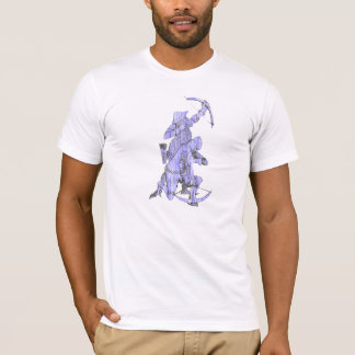 Camiseta Archer medieval y ballestero - azul