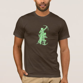 Camiseta Archer medieval y ballestero - verde