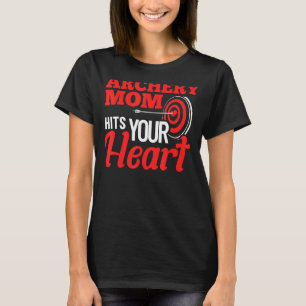 Camiseta Archer Mom Bow Arrow Game Mother Cita Arching Spo