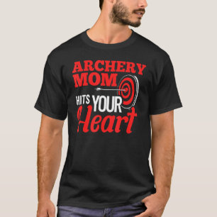 Camiseta Archer Mom Bow Arrow Game Mother Cita Arching Spo