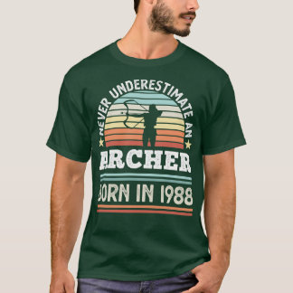 Camiseta Archer nacido en 1988 40º Regalo de tiro con arco