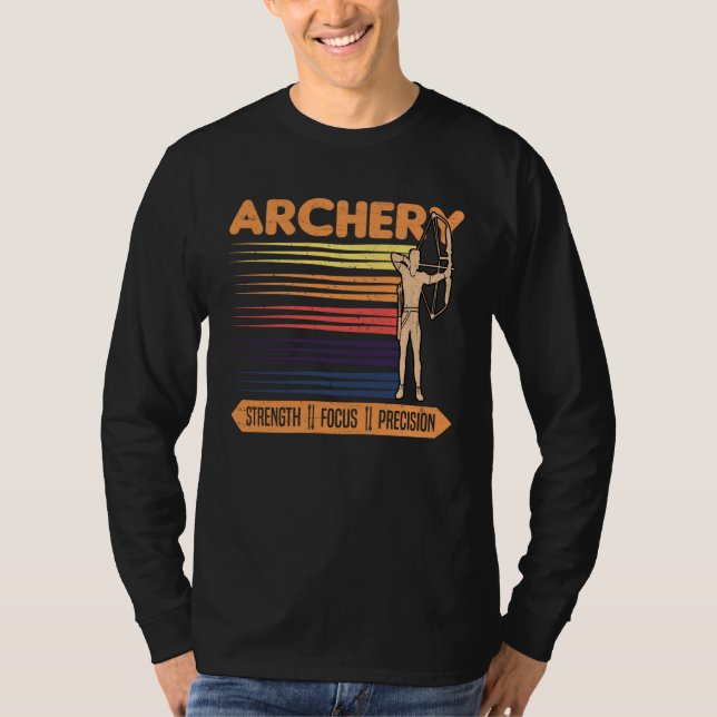Camiseta Archer strenght focus precision (Anverso)
