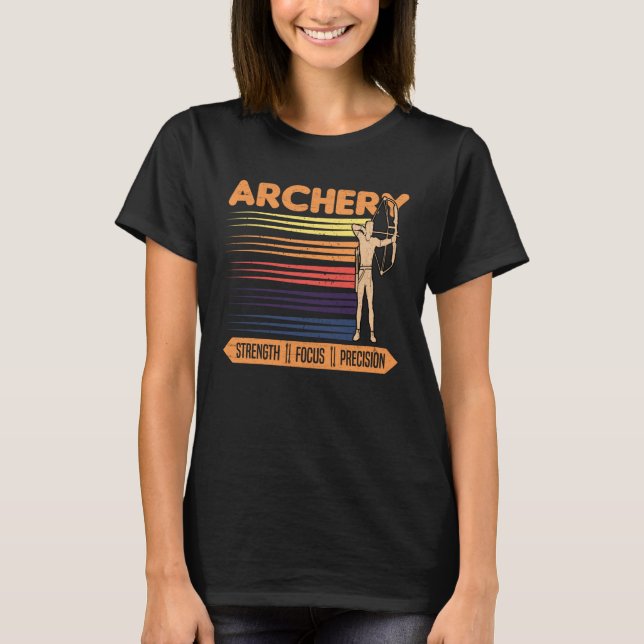 Camiseta Archer strenght focus precision (Anverso)